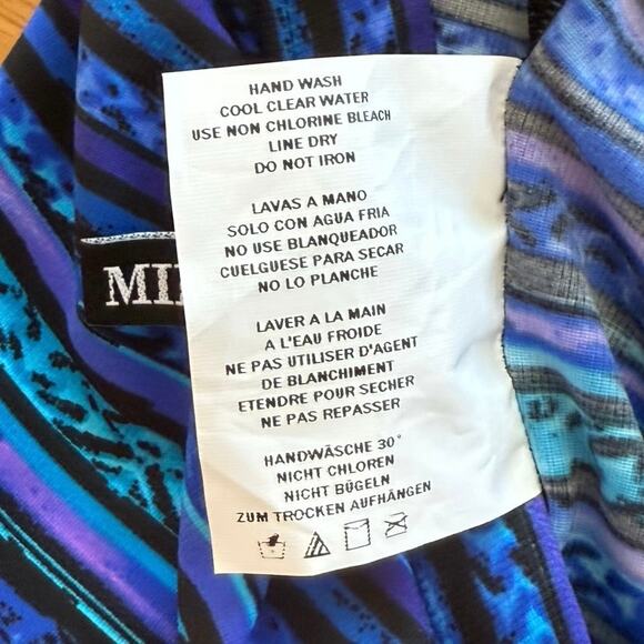 Miraclesuit Size 10 One Piece Swimsuit NWOT Vintage 90s Square Neck 6533102 - Picture 12 of 13